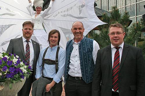 Bürgermeister Joli Haller & Landrat Michael Adam