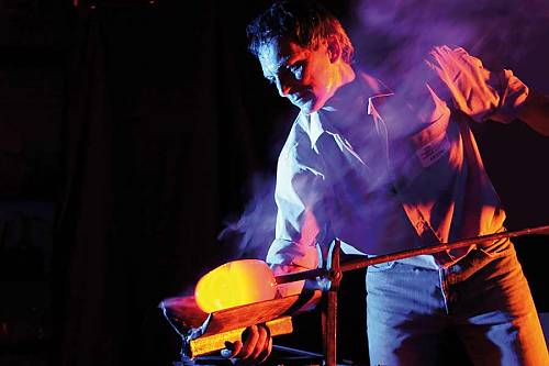 Glasmacher im JOSKA Glasparadies