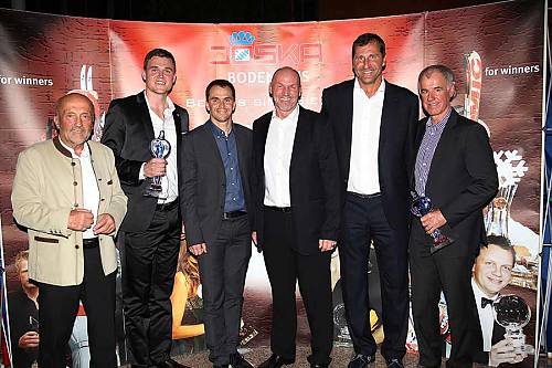 5 Olympiasieger: Klaus Wolfermann, Andreas Kuffner, Michael Greis, Lars Riedel, Fritz Fischer